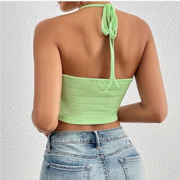 Criss Cross Halter Top - Picture 6 of 6